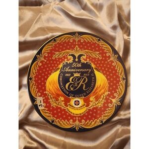 Royal Worcester 2003 Queen Elizabeth 50th Coronation Anniversary Plate
